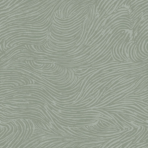 ESTAhome behang 3d golvende lijnen vergrijsd mintgroen - 50 x 900 cm - 139663 - vtwonen shop