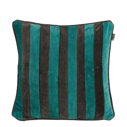 In The Mood Collection Clair Sierkussen - L45 x B45 x H10 cm - Katoenfluweel - Groen, Grijs
