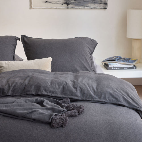 Walra - Dekbedovertrek Soft Comfort - 200x220 cm - Antraciet