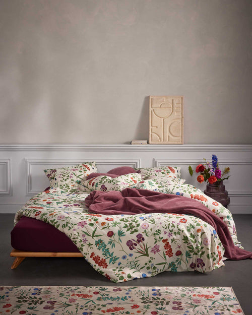 Essenza Marigold dekbedovertrek - Eenpersoons – 140x200/220 cm - Vanille