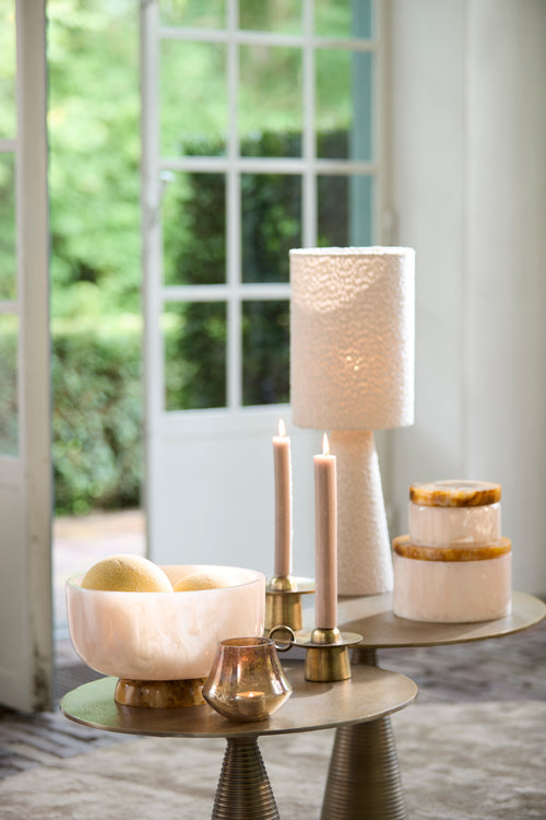 Light & Living schaal LEWOTOBI - Ø28x17cm - wit