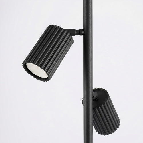 Sollux Lighting Vloerlamp KARBON 3 zwart - 30x30x155cm