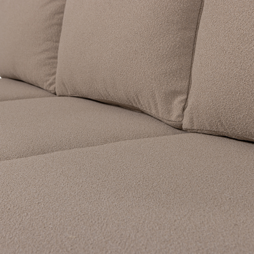 WOOOD 3-zits tuinbank Bear - Aluminium - Bruin - 80x210x87