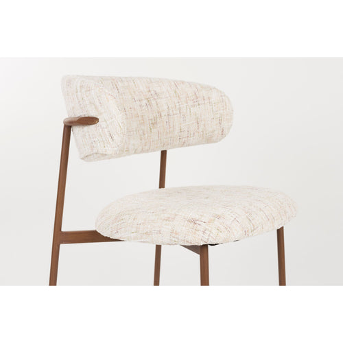 Housecraft Living Claes Eetkamerstoelen Gemêleerd Off-White - Set van 4