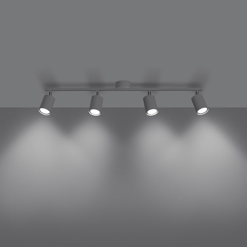 Sollux Lighting Plafondlamp LEMMI 4L wit - 100x24x20cm