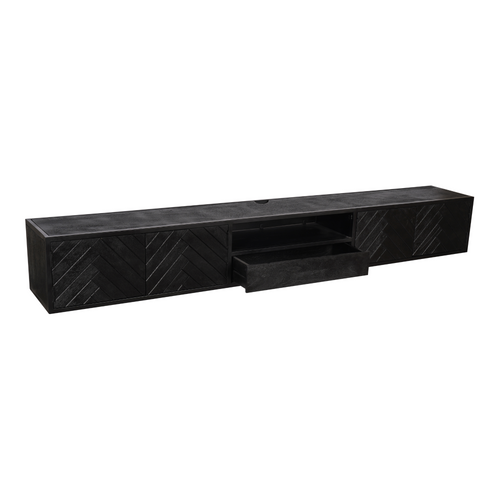 Starfurn  tv meubel New York - zwart - 35x280x33cm
