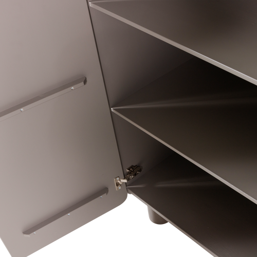 WOOOD opbergkast 2-deurs Root - Grenen - Truffel Bruin - 135x100x45