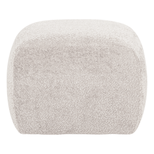 WOOOD poef Mojo Base - Wollig - Ecru - 45x84x64