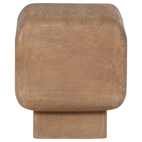 WOOOD bijzettafel Rimea - Mangohout - Lichtbruin - 45x40x40