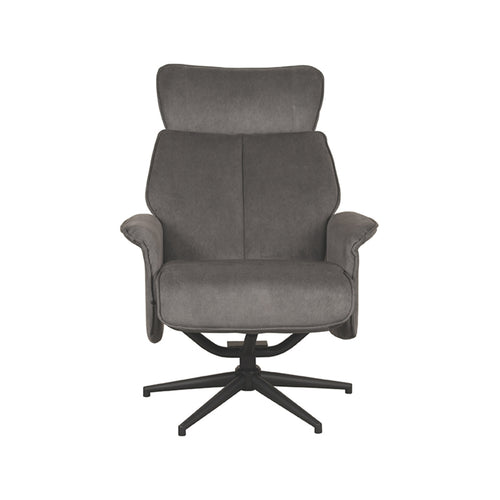 LABEL51 Relaxfauteuil Verdal - Antraciet - Draaibaar - vtwonen shop