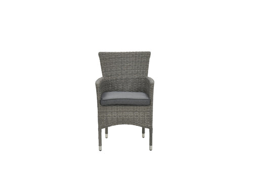 Nicosia stapelbare fauteuil - organic grey - antraciet