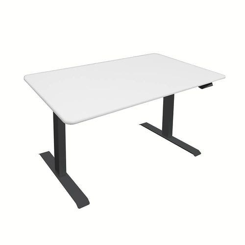 Home Deluxe in hoogte verstelbaar bureau LUMINA Zwart - Wit