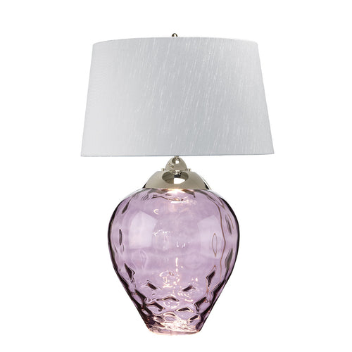 Samara Grote tafellamp pruim getint glas