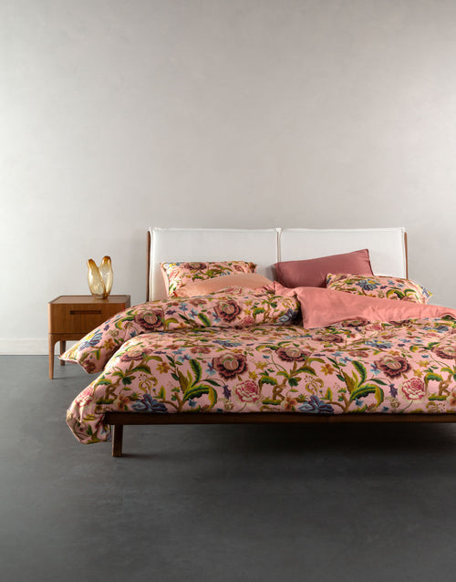Essenza Roselina dekbedovertrek - Lits-Jumeaux XL – 260x200/220 cm - Evening rose