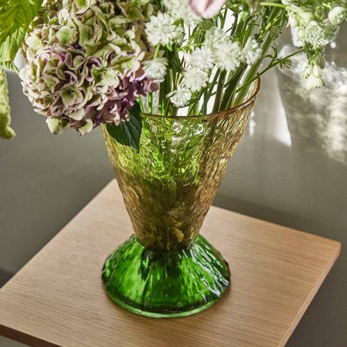 Hübsch vaas Abyss - glas - ø20xh29cm - vtwonen shop