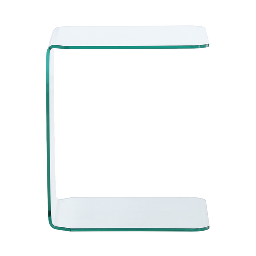 Nest living Cornelis Glazen Bijzettafels Transparant - 53 x 45 cm - vtwonen shop