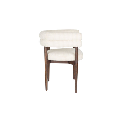 Dutchbone Sela Eetkamerstoel Off White - vtwonen shop