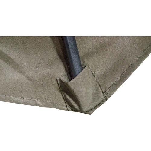 Lesli Living push-up parasol Gemini - beige - Ø300cm