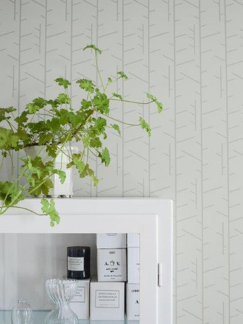 Borastapeter behang grafisch motief grijs - 53 cm x 10.05 m - 660757 - vtwonen shop