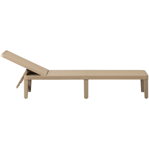 WOOOD ligbed tuin Jinte  - Kunststof - Zand - 29x55x191 - vtwonen shop