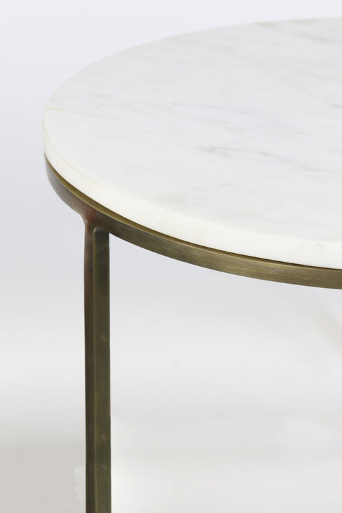 Light & Living zuil RICARDO - Ø41x102cm - wit - Set van 2