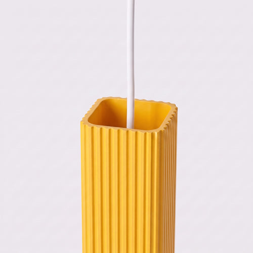Sollux Lighting Hanglamp RAYO 3P geel - 20x20x108cm