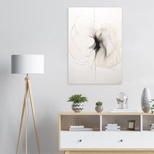 Artfulprints  Abstract - Chique brush 10   poster A4 21x29.7 cm