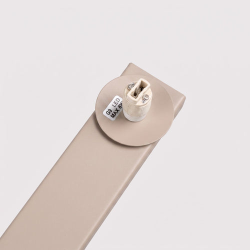 Sollux Lighting Plafondlamp YOLI 2 taupe - 34,5x12x14,5cm