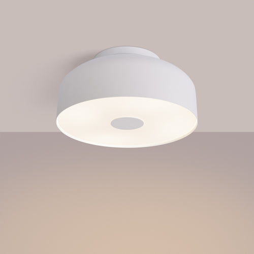 Sollux Lighting Plafondlamp OMIQ wit - 30x30x15cm