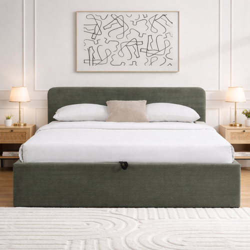 Calicosy - Opbergbed MIA - kaki 215x170x88 cm