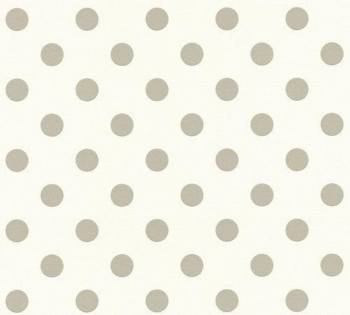 A.S. Création behang stippen crème en beige - 53 cm x 10.05 m - AS-369341 - vtwonen shop