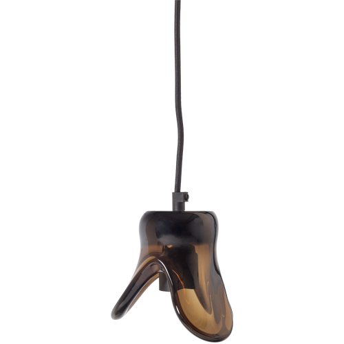 WOOOD hanglamp klein Elle - Glas - Bruin - 12x14x13 - vtwonen shop