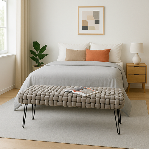 Kare Design Bank Weave fluweel grijs - vtwonen shop