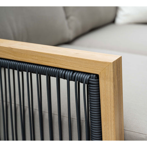 Garden Impressions lounge dining set San Capri teak look - 7-delig rechts - vtwonen shop