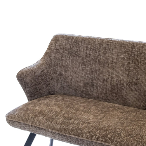 Giga Meubel Eetkamerbank Taylor - Taupe Stof - 160x60x88cm - vtwonen shop