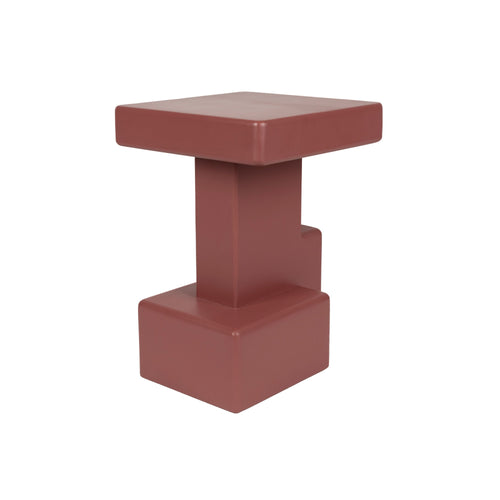 Housecraft Living Blast Bijzettafel Vierkant Marsala Rood