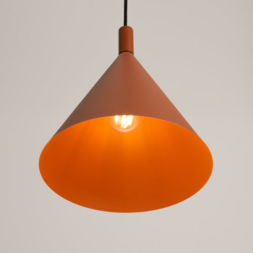 Sollux Lighting Hanglamp NOX 25 rode oker - 24,5x24,5x140cm
