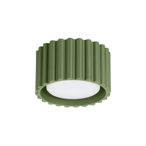 Sollux Lighting Plafondlamp AURA 1 olijfgroen Gx53 - 10x10x10cm