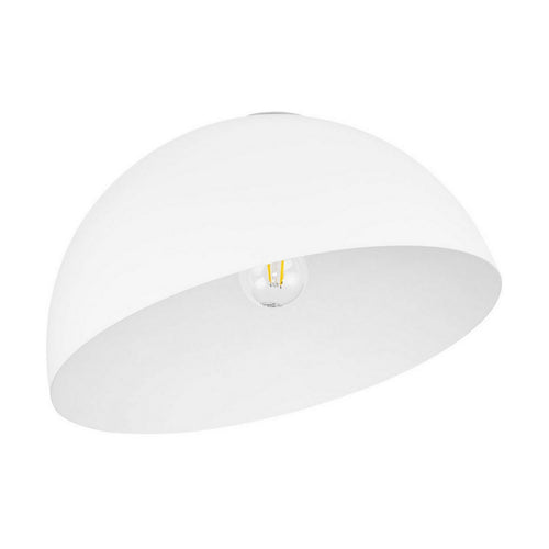 Nova Luce ONIA  Onia 40cm komvormige plafondlamp, halfverzonken, zandwit, E27, 1x12W