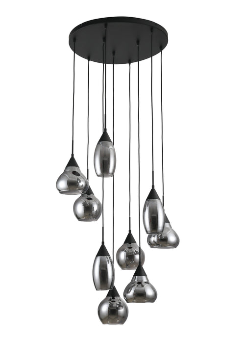 Duverger® hanglamp Noël - gerookt glas - 9 lichtpunten - vtwonen shop