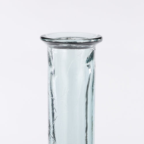 Mica Decorations Kyara Fles Vaas - H100 x Ø20 cm - Gerecycled Glas - Transparant