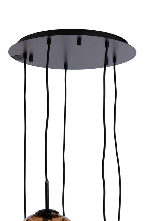 Light & Living hanglamp MEZZA - Ø45x23cm - bruin - vtwonen shop