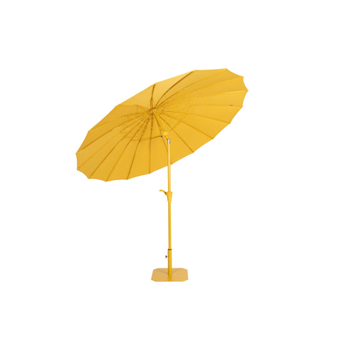 Zuiver Sunshine Parasol Set inclusief Parasolhoes en Parasolvoet Geel