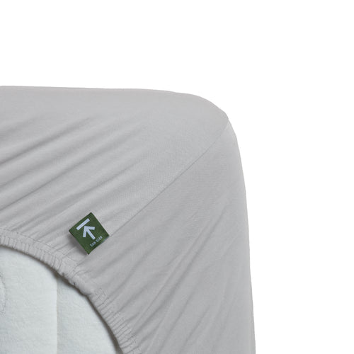 Beddinghouse - Jersey - 95% katoen - 5% lycra - Split-topper - Hoeslaken - 180x220 cm - Licht grijs - vtwonen shop