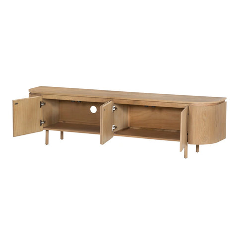 Livingfurn tv-meubel Tobago - bruin - 43x210x56 - vtwonen shop