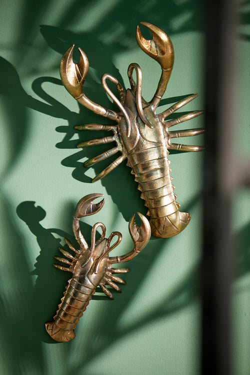 Light & Living ornament LOBSTER - 50x32x15cm - brons
