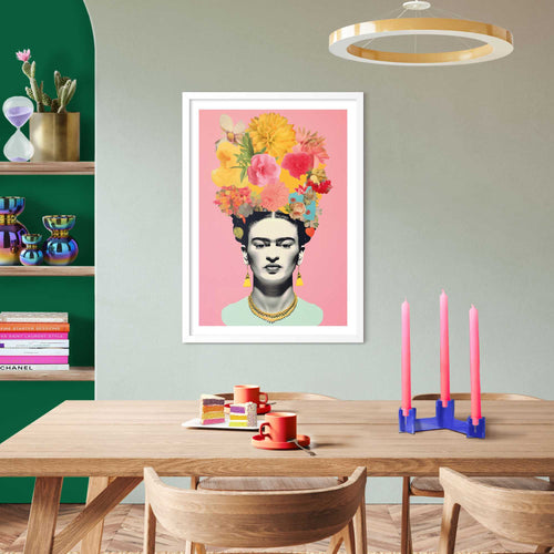 Reinders Floral Spirit schilderij -  meerkleurig/multi color - woonkamer - 70x50cm