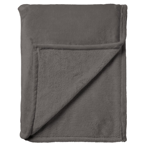 MARLEY - plaid 150x200 cm - fleece deken - extra dik - Driftwood - taupe