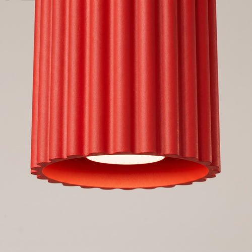 Sollux Lighting Plafondlamp AURA 1 rood GU10 - 10x10x10cm