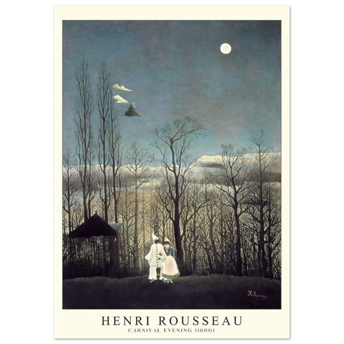 Artfulprints  Henri Rousseau - Carnival evening   poster A4 21x29.7 cm - vtwonen shop